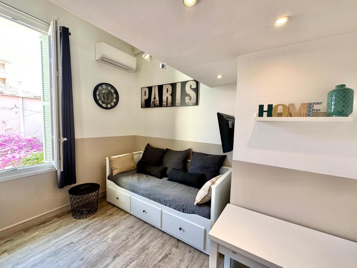 Studio Avec Clim A 100M Plage - 15Min Centre Ville Nice Exterior photo
